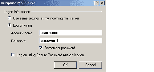 Outgoing Settings