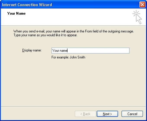 Email setup wizard